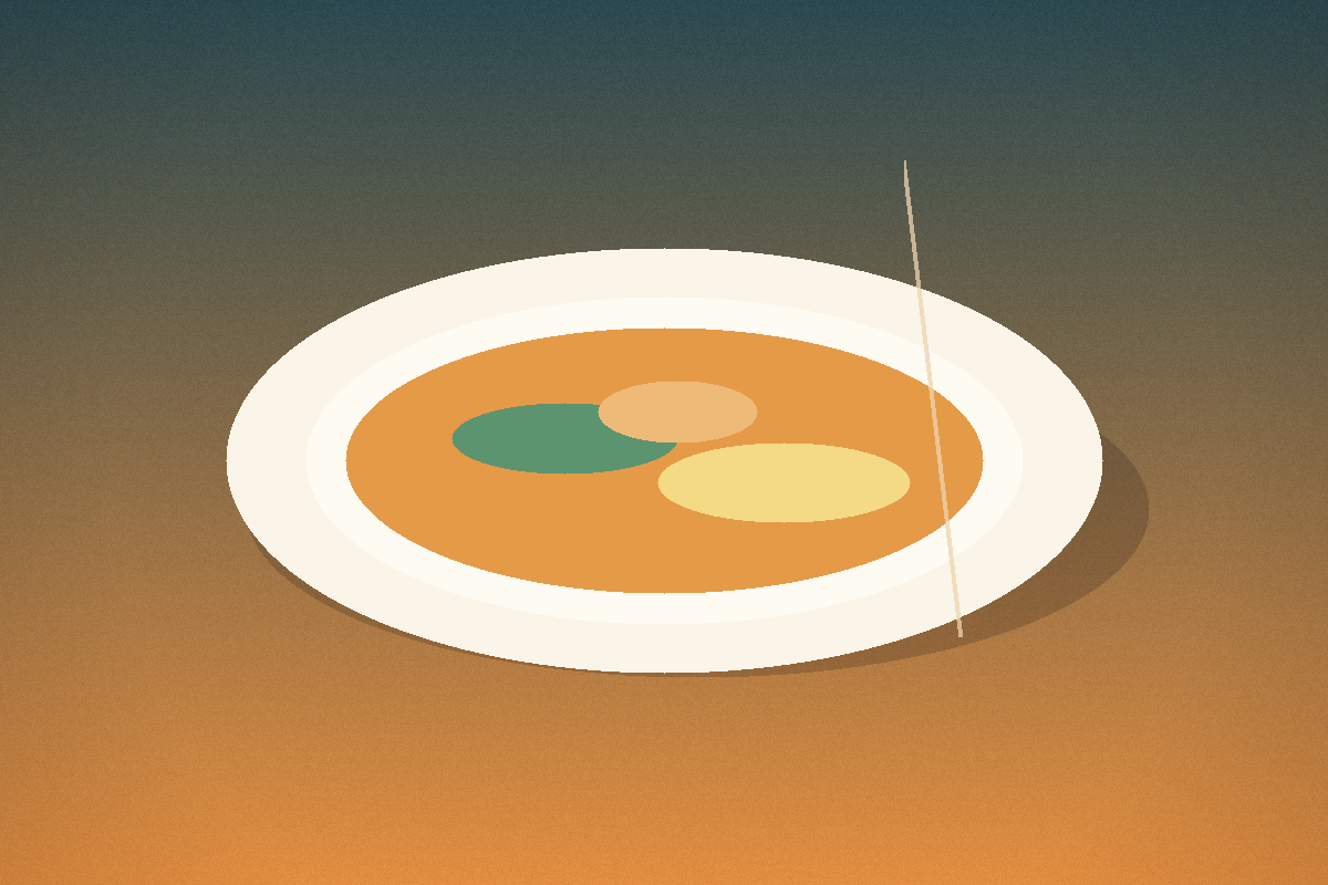 Coconut Lentil Soup Quart fictional development image
